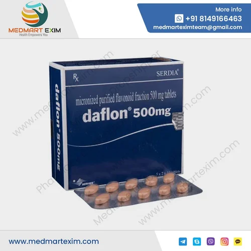 500 Mg 1000 Mg Daflon Diosmin Tablets