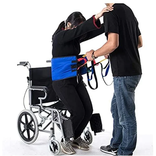 Patient Lift Belt Assistance Belt with 5 Colors Handles