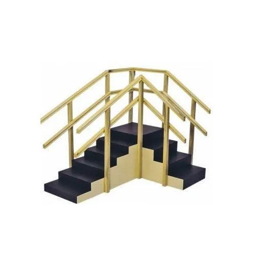 Morecare Exercise Staircase Wooden For Physiotherapy Clinic (Straight Type, 60cm Wide.