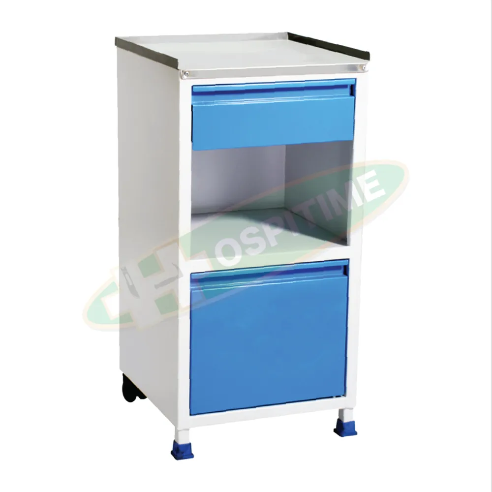 Stainless Steel Hospitime Bedside Locker Deluxe, Size: 4x2x2 Feet