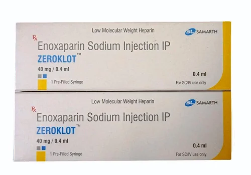 ZEROKLOT 40MG ( ENOXAPARIN SODIUM INJ IP )