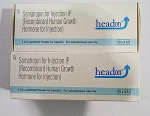 HEADON 4 IU ( SOMATROPIN FOR INJ IP ) - Injectable Products