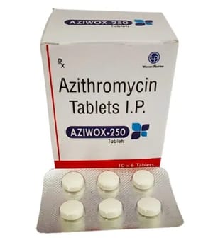 Aziwox-250 Azithromycin 250 mg Tablets