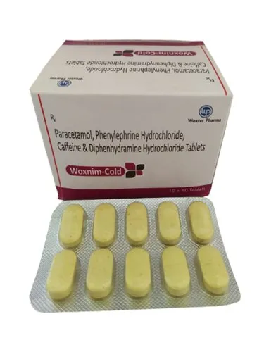 Paracetamol Phenylephrine Hydrochloride Tablets