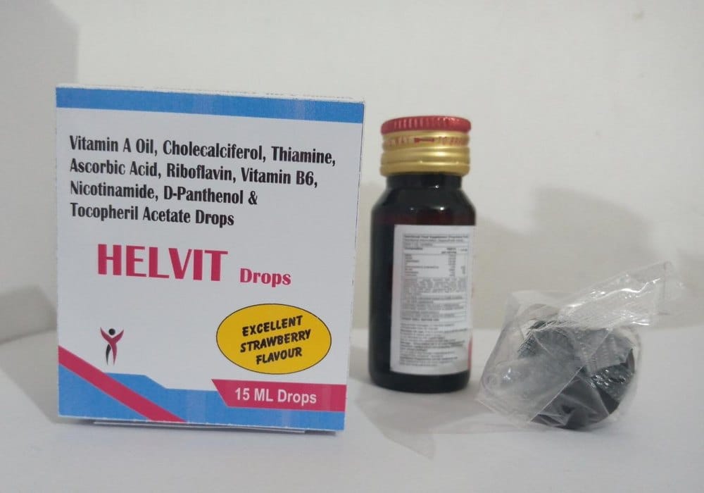 Multivitamins HELVIT DROPS, 15 Ml, Prescription