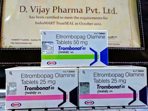 Eltrombopag Trombonat 50mg/25mg Tablets