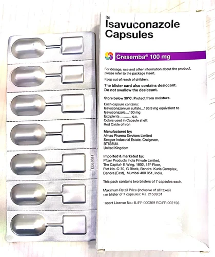 Isavuconazole Cresemba 100mg