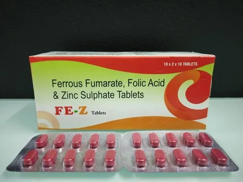 Ferrous Fumarate Folic Acid and Zinc Sulphate Tablets