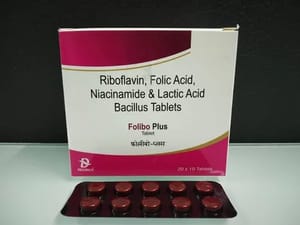 Riboflavin, Folic Acid, Niacinamide & Lactic Acid Bacillus Tablets