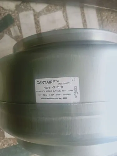 CARYAIRE CF-125B Circular Inline Fan