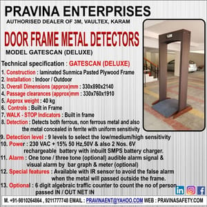 Door Frame Metal Detector