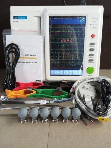 Technocare 12 Channel ECG Machine, Tm 12e, Model: TM-12E