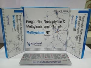 Pregabalin Nortriptyline Methylcobalamin TAB