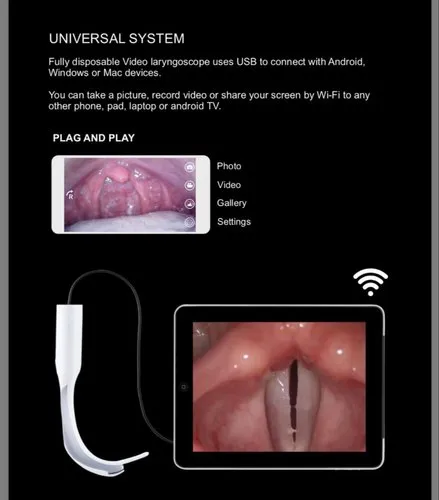 Flexible Video Laryngioscope