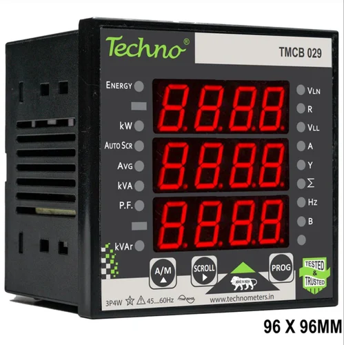 Three 3 Phase Industrial Meters