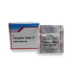 Cabgo Sure Cabergoline Tablet, Packaging Type: Strips