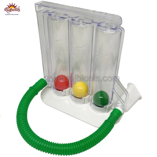 Three Ball Respiratory Exerciser New Plastic made