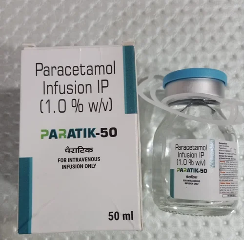 Paracetamol Infusion Ip (1.0% W/v) 50 ml GLASS BOTTLE