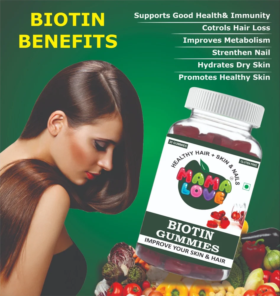 Biotin Gummies, Pack of 30