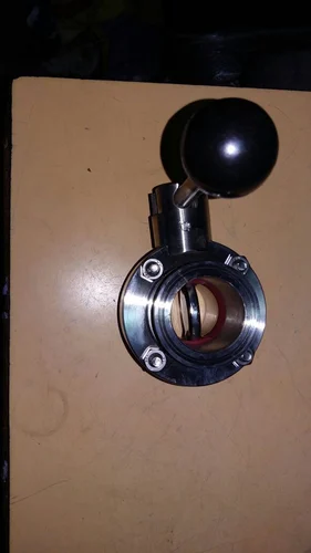 SS Butterfly Valve TC End