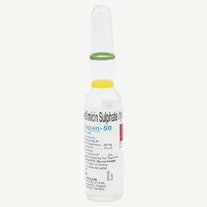 Netilmicin Sulfate Injection, 50mg/1ml