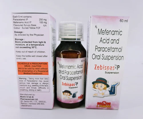 Mefenamic Acid And Paracetamol Suspension