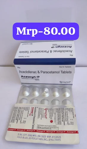 Aceclofenac And Paracetamol Tablet