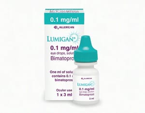Bimatoprost Opthalmic Solution Lumigan 0.01 Eye Drop, Packaging Type: Box, Dose: 3 ml