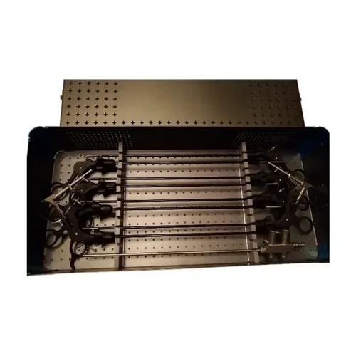 Reviti Laparoscope Instruments Sterilization Tray in aluminium by Hospiclub