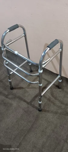 Chrome folding Walker