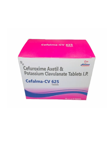 Cefalma - CV 625 Cefuroxime Axetil Potassium Clavulanate tablet, 625 mg