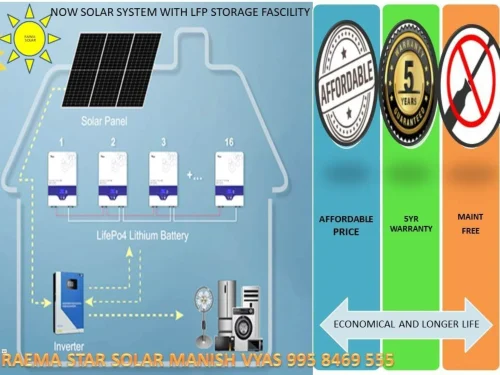 RAEMA SOLAR LITHIUM ION SOLAR OFF GRID PLANT 5KW-20KW