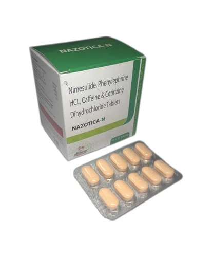 Nimesulide Phenylephrine Hydrochloride Caffeine Cetirizine Dihydrochoride