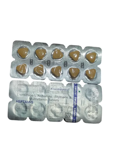 L-ornithine L-aspartate + Silymarin Tablet (Heptam-S )