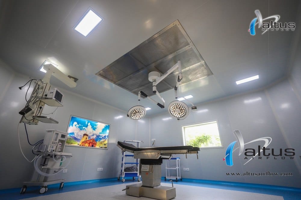 Mild Steel and Galvanized Iron Emergency Hybrid Operation Theater