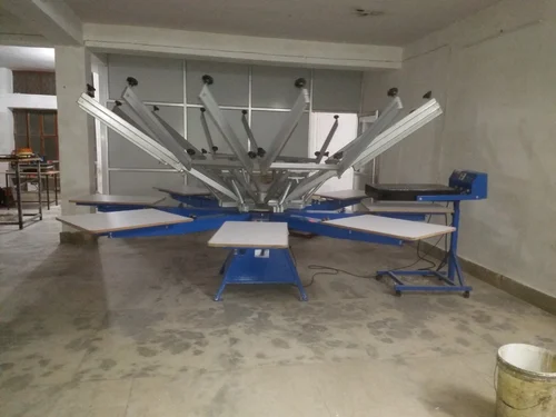 Manual Round Screen Printing Press