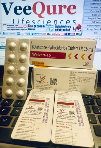 Welvert 16 (Betahistine 16Mg Tab)