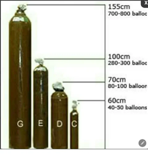 Helium Gas Cylinder