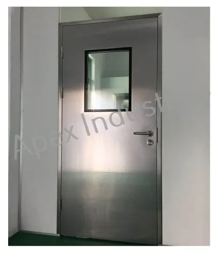 Apex Industries View Panel Cleanroom Doors S.S. 304