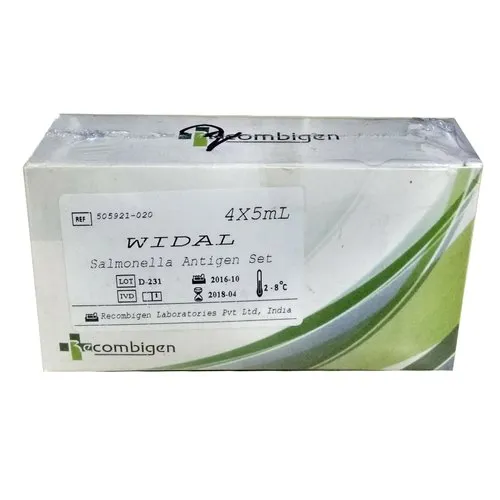 Widal Salmonella Antigen Set (Slide method)