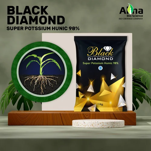 Black Diamond Super Potassium Humic 98% Granules, Bio-insecticides, 1 kg