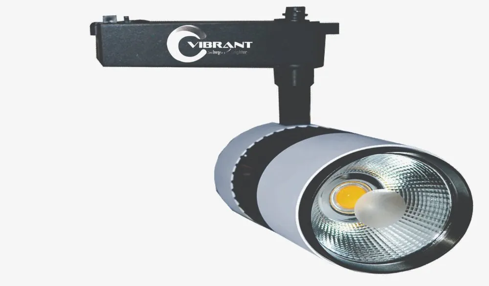 Aluminum 50W Vibrant LED Track Light, Round