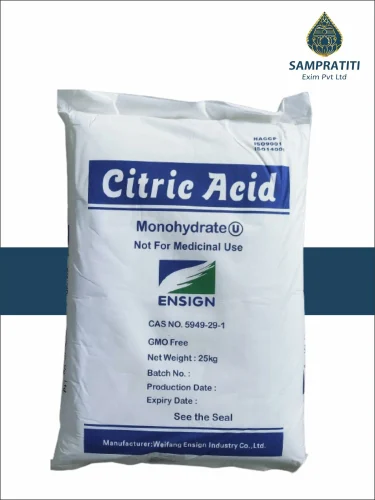 Citric Acid Monohydrate Anhydrous