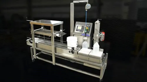 Semi Automatic Paint Pail Filling Machine