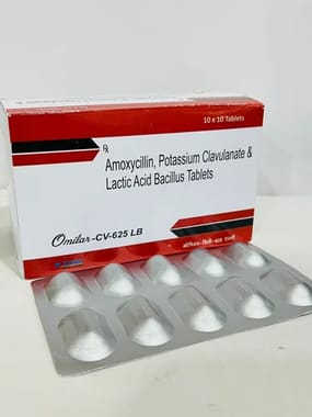 Amoxyclav amoxicillin 500 mg-potassium clavulanate 125 mg tablet