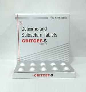 Cefixime And Sulbactam Tablets, 350 mg, Packaging Type: Strips