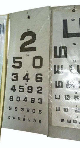 Snellen Plastic Eye Chart