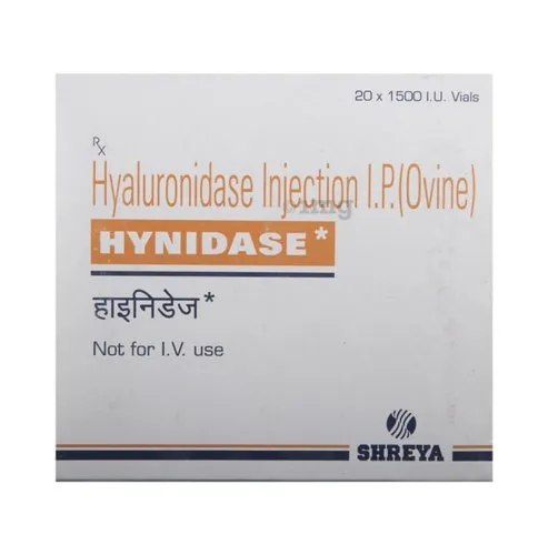 1500 IU 2 Ml Entodase & Hynidase Hyaluronidase Inj - Injectable Products