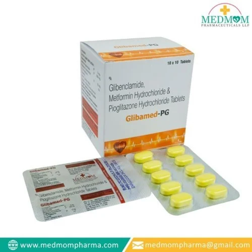 Glibenclamide 5 Mg Metformin 500 Mg Pioglitazone HCL 15 Mg