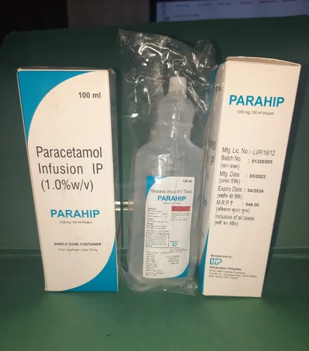 PARAHIP PARACETAMOL INFUSION 100ML